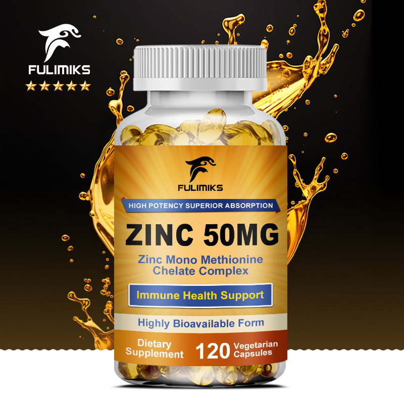 Zinc Supplement 50Mg - Capsules de zinc pur de qualité