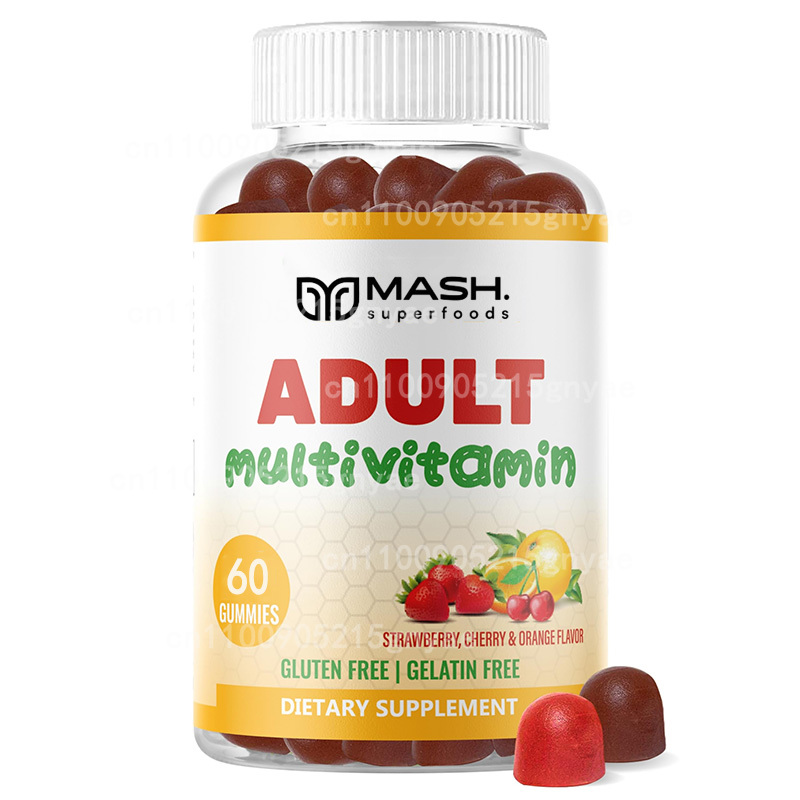 Multivitamin Gummy Adult - Gummies multivitamines quotidiennes pour adultes, contenant