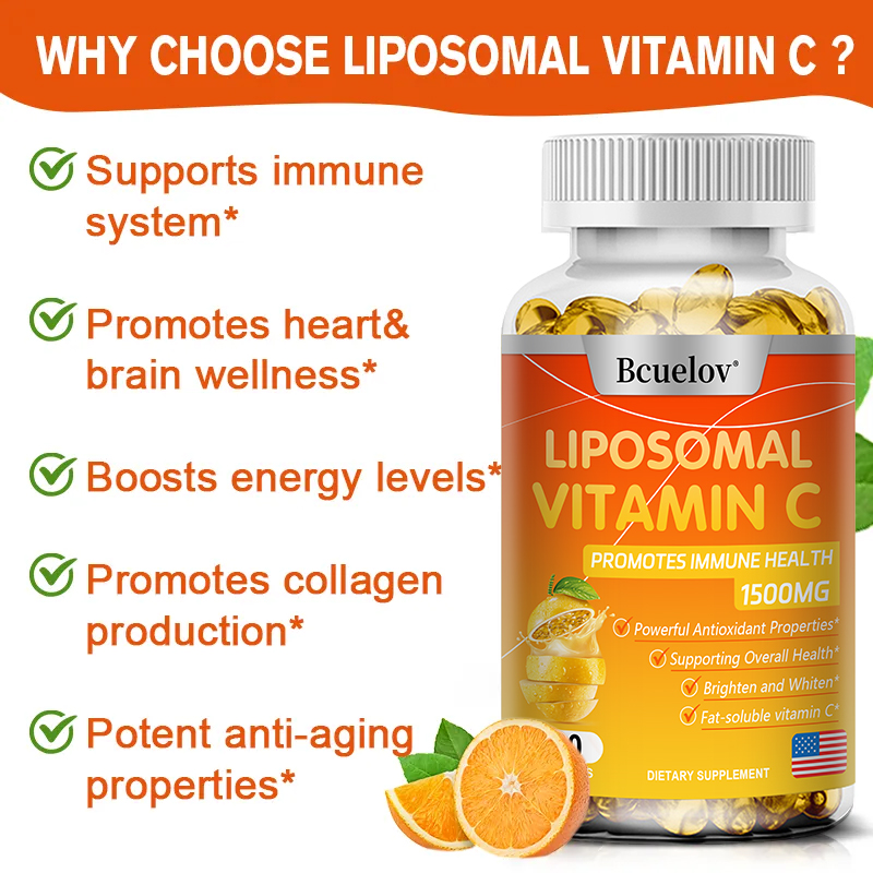 Zinc Supplement 50Mg - Capsules de vitamine C liposomale -