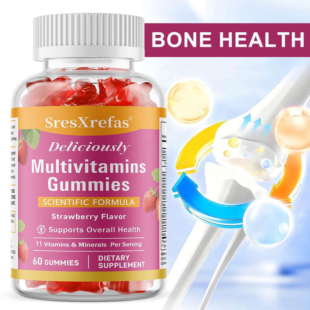 Multivitamin Gummy Adult - Gummies multivitaminés, formule 11-en-1 de vitamines