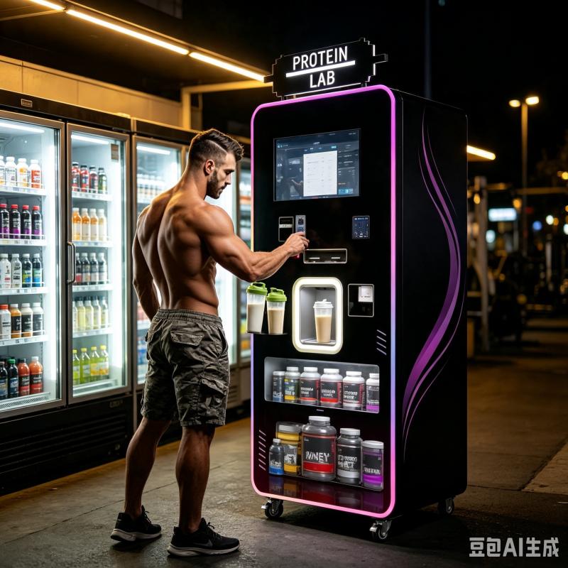 Nutrition Fitness Center - Distributeur automatique de boissons protéinées personnalisé,