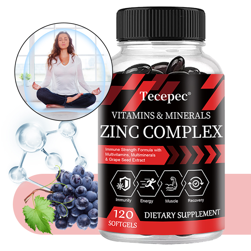 Zinc Supplement 50Mg - Capsules de zinc complexe 50 mg,