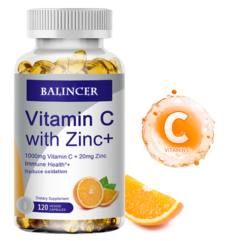 Zinc Supplement 50Mg - Vitamine C et Zinc - Bioflavonoïdes