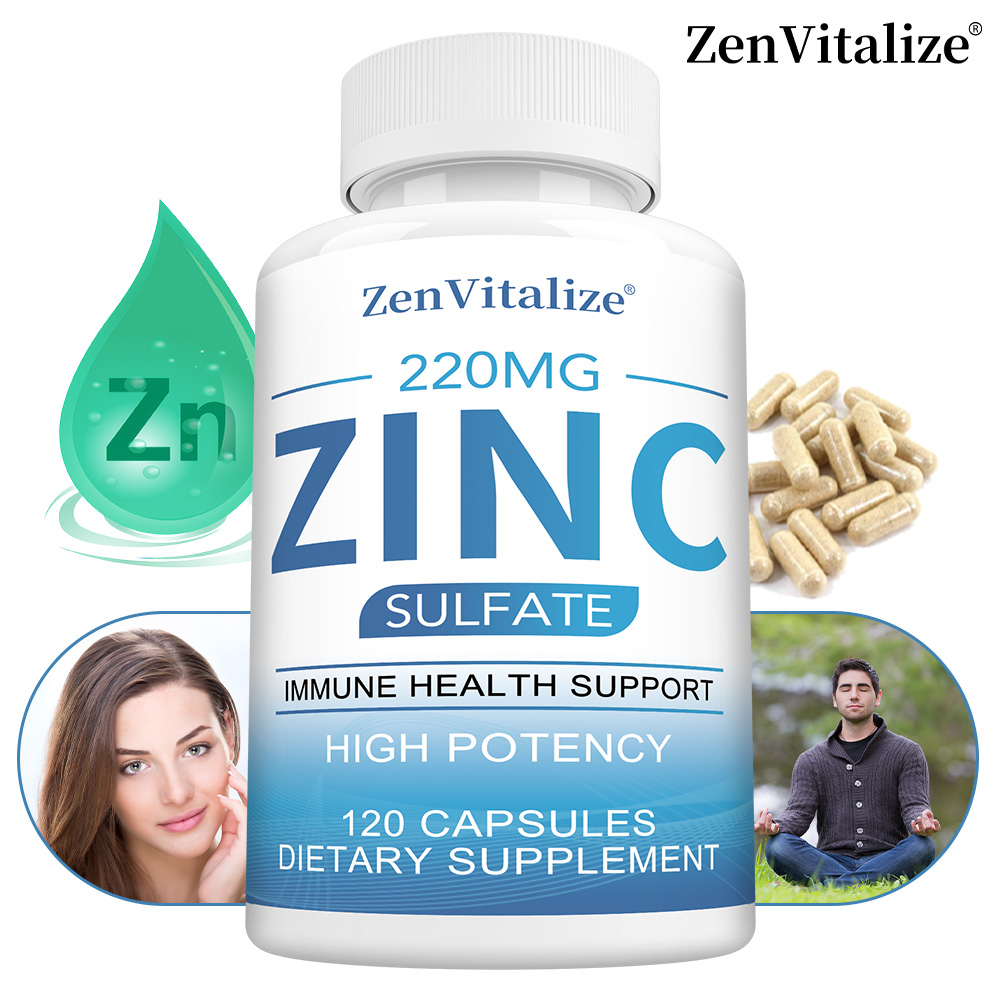 Zinc Supplement 50Mg - Capsules de supplément de zinc 50