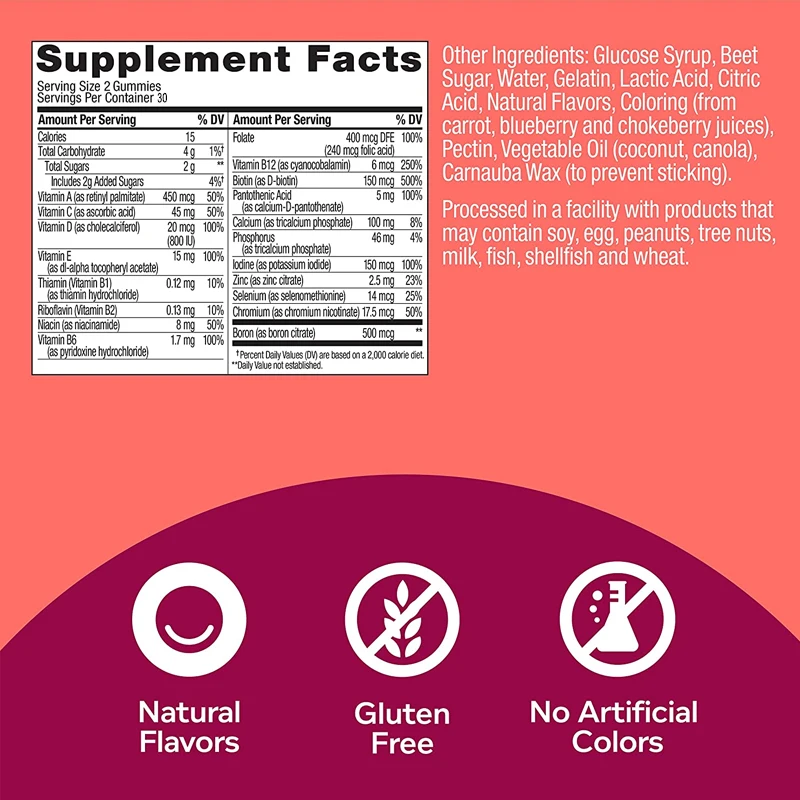 Gummies multivitamines pour fe - Multivitamin Gummy Adult avis et prix