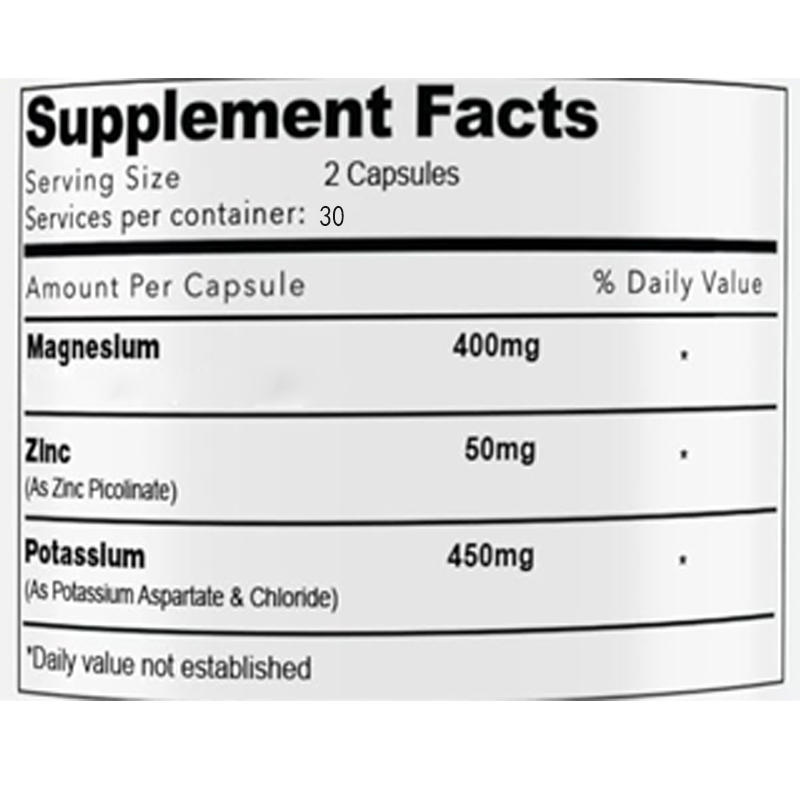 Compléments de magnésium et de - Zinc Supplement 50Mg avis et prix