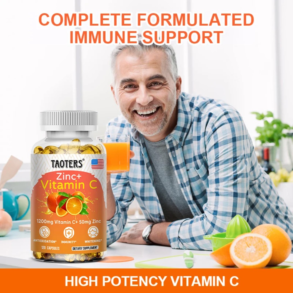 Capsules de Vitamine C avec Zi - Zinc Supplement 50Mg avis et prix