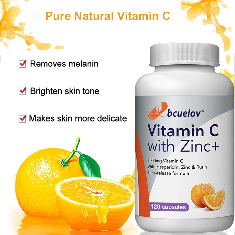 Capsules de vitamine C + zinc  - Zinc Supplement 50Mg avis et prix