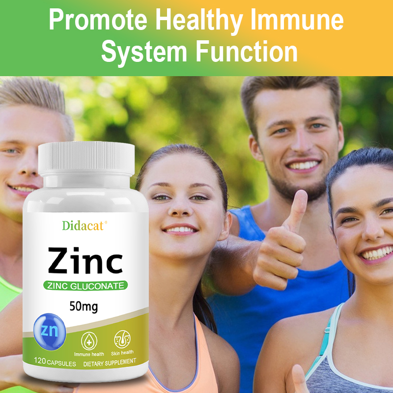 Capsules de Gluconate de Zinc  - Zinc Supplement 50Mg avis et prix