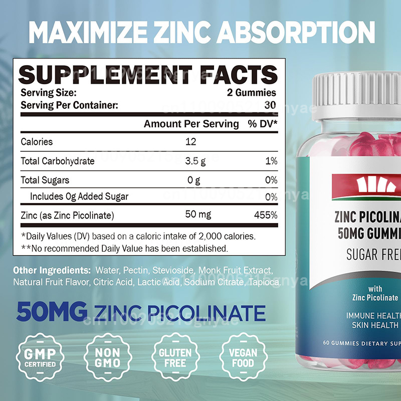 Supplément de soutien immunita - Zinc Supplement 50Mg avis et prix