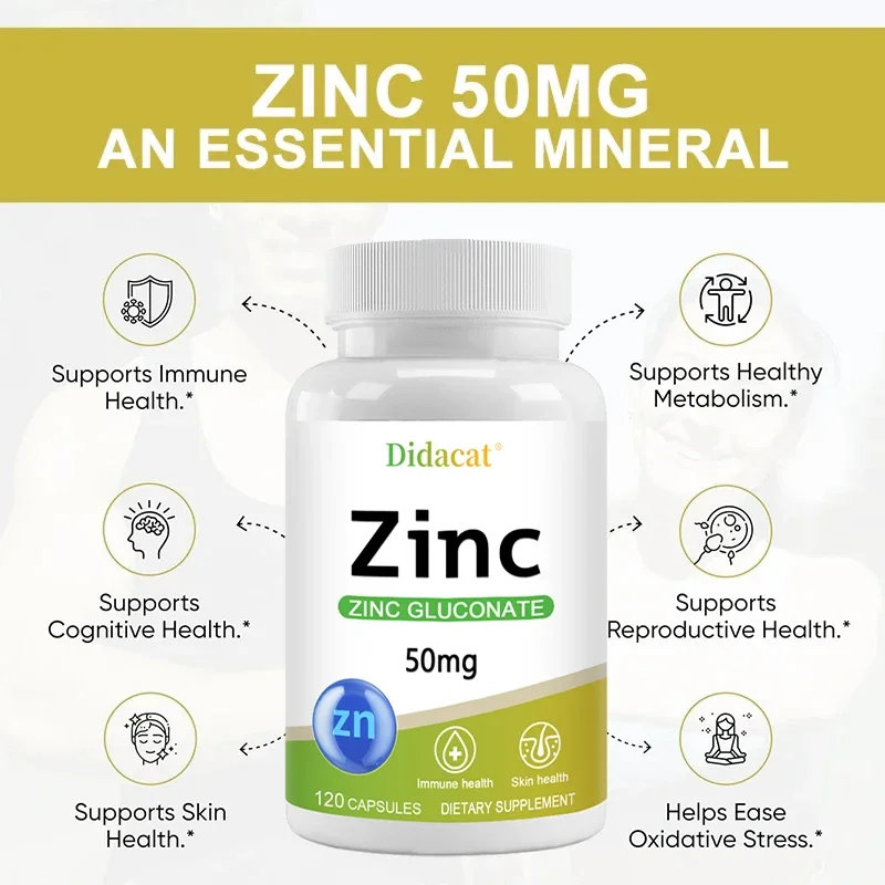 Zinc 50 mg-avec gluconate de z - Zinc Supplement 50Mg avis et prix